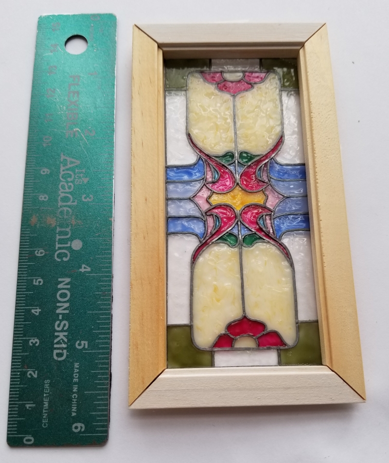 Miniature Stained Glass Size